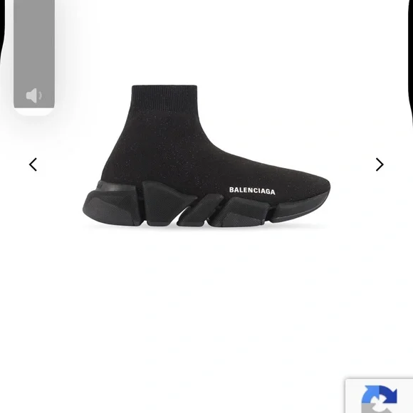 Balenciaga Black Sock Sneakers - Picture 2 of 7